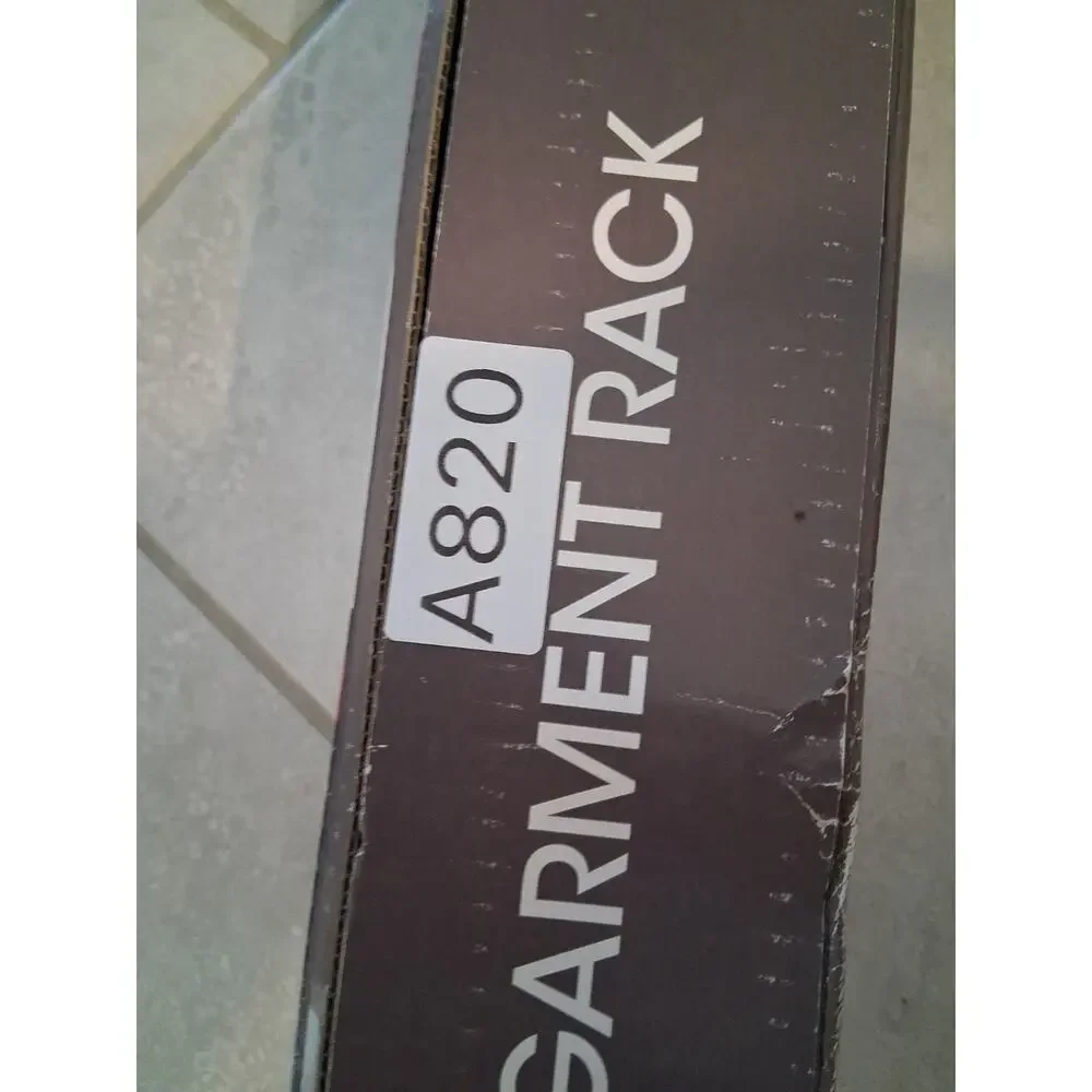 Easy Home Expandable Garment Rack Adjustable Height & Width Clothes Stand NIB